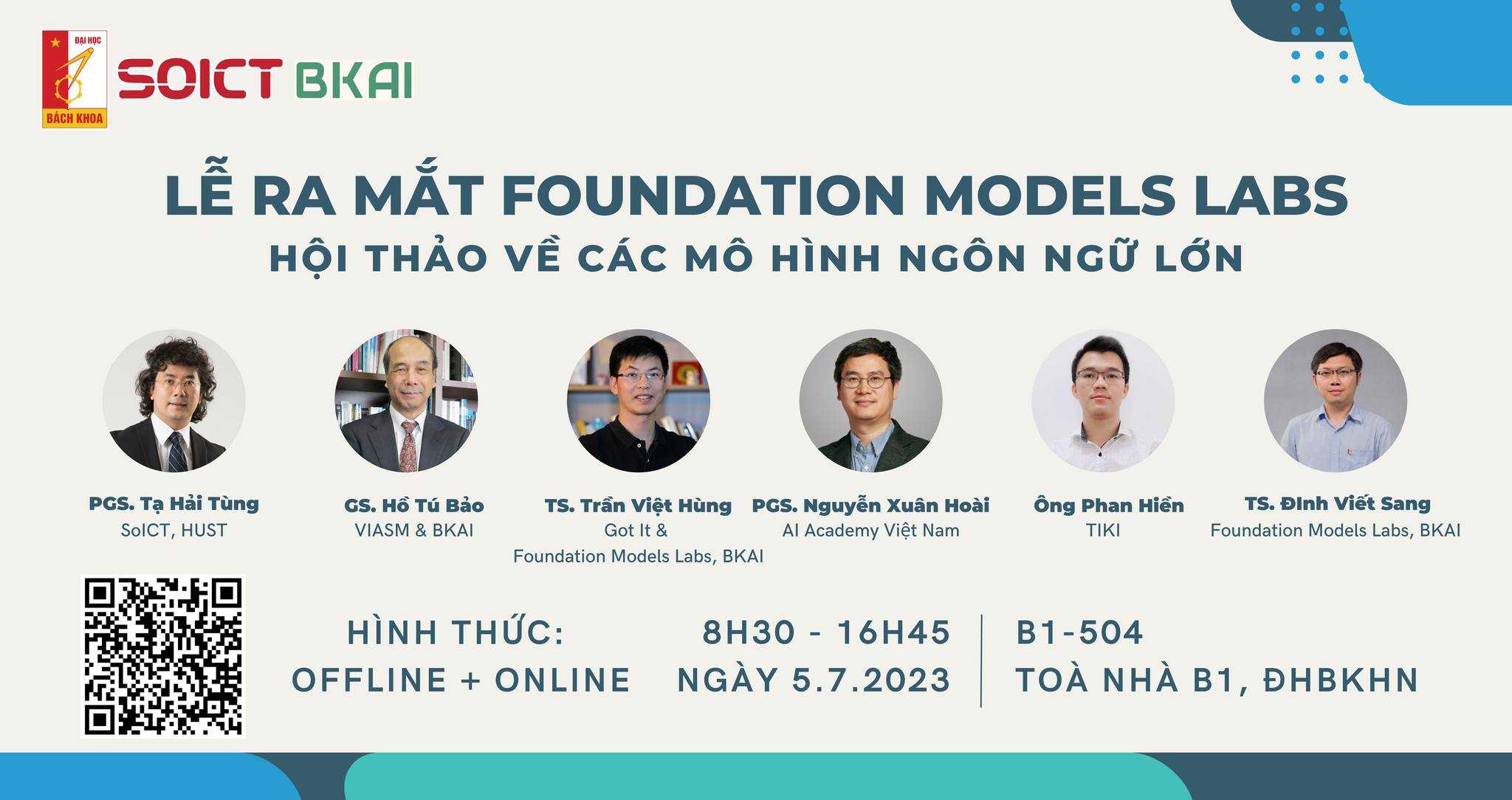Lễ ra mắt Foundation Models Labs – Hội thảo về các mô hình ngôn ngữ lớn