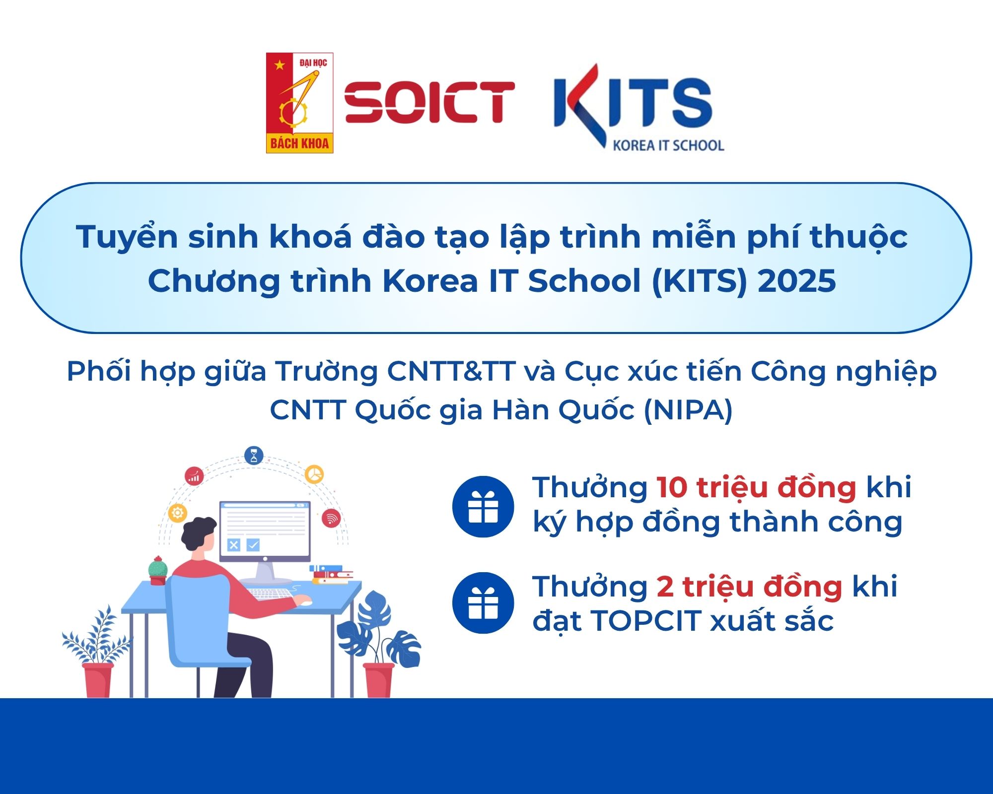 Dự án Korea IT School tuyển sinh học viên chuyên ngành CNTT năm 2025