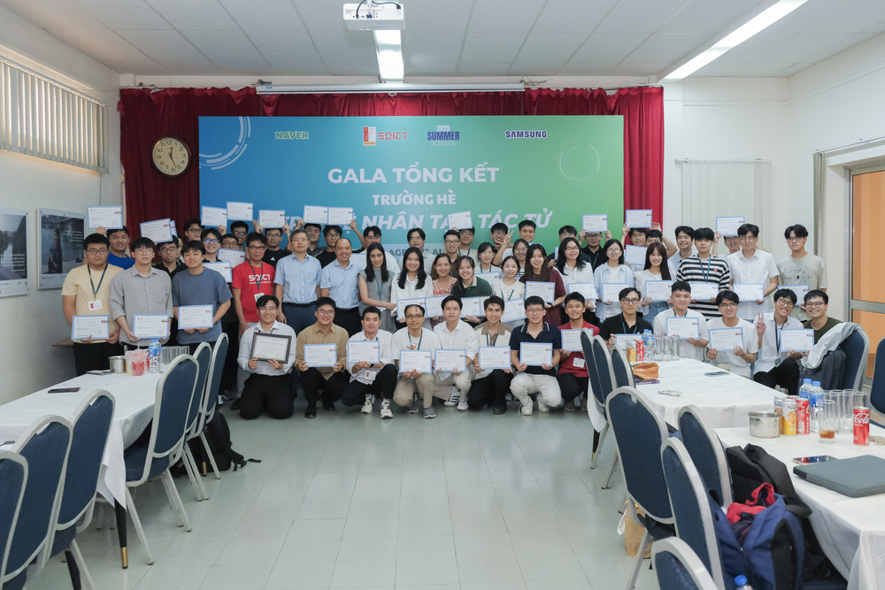 Tổng kết SoICT Summer School 2025: Trường hè về “Trí tuệ nhân tạo Tác tử”