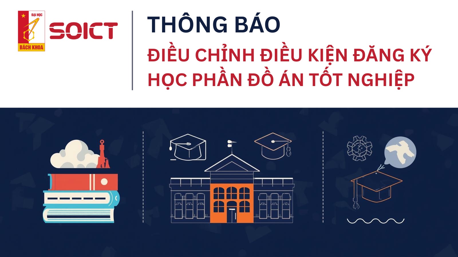 Điều chỉnh điều kiện đăng ký học phần Đồ án tốt nghiệp