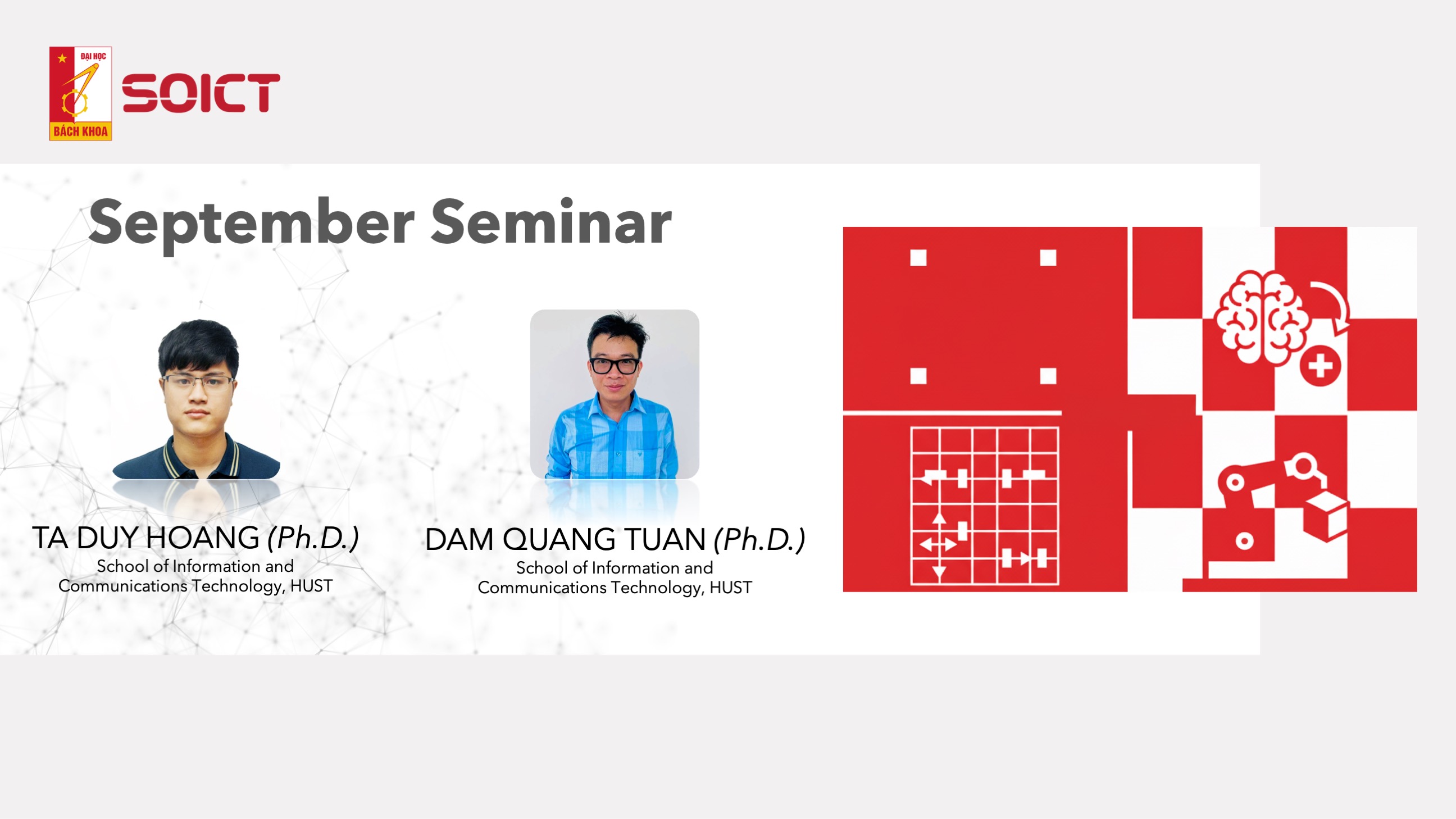Seminar khoa học tháng 10 năm 2025 Trường Công nghệ Thông tin và Truyền thông