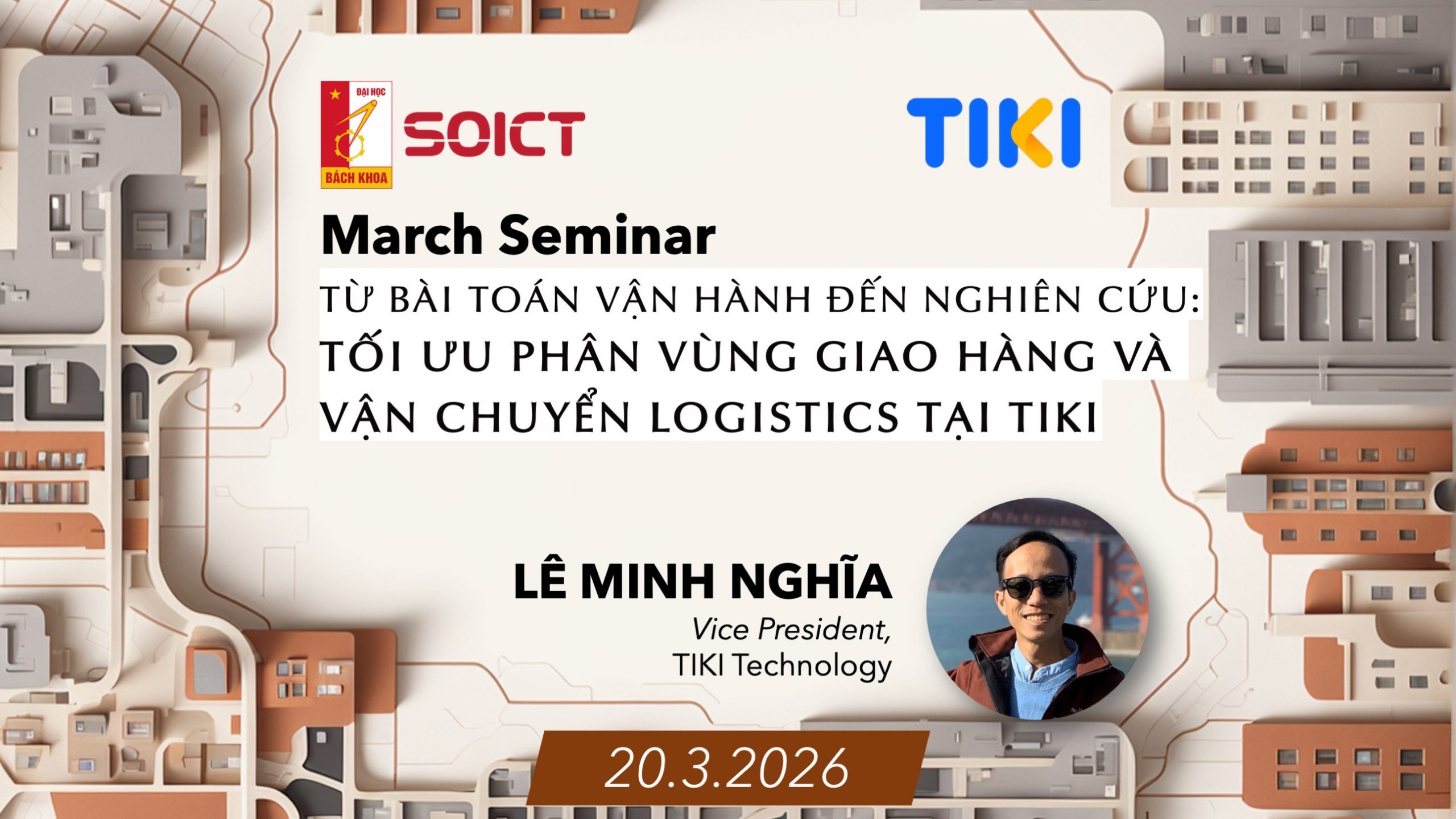 Seminar khoa học tháng 3 với chủ đề Tối ưu hóa logistics trong thương mại điện tử của Trường CNTT&TT