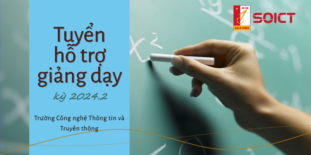 Thông báo tuyển hỗ trợ giảng dạy – Học kỳ 2024.2